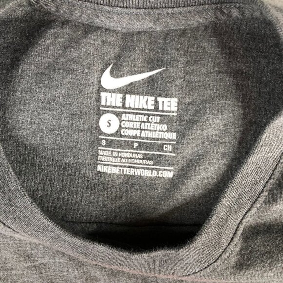 Nike Mens Athletic Cut Crew Neck Cotton Logo Graphic T Shirt - Picture 3 of 8